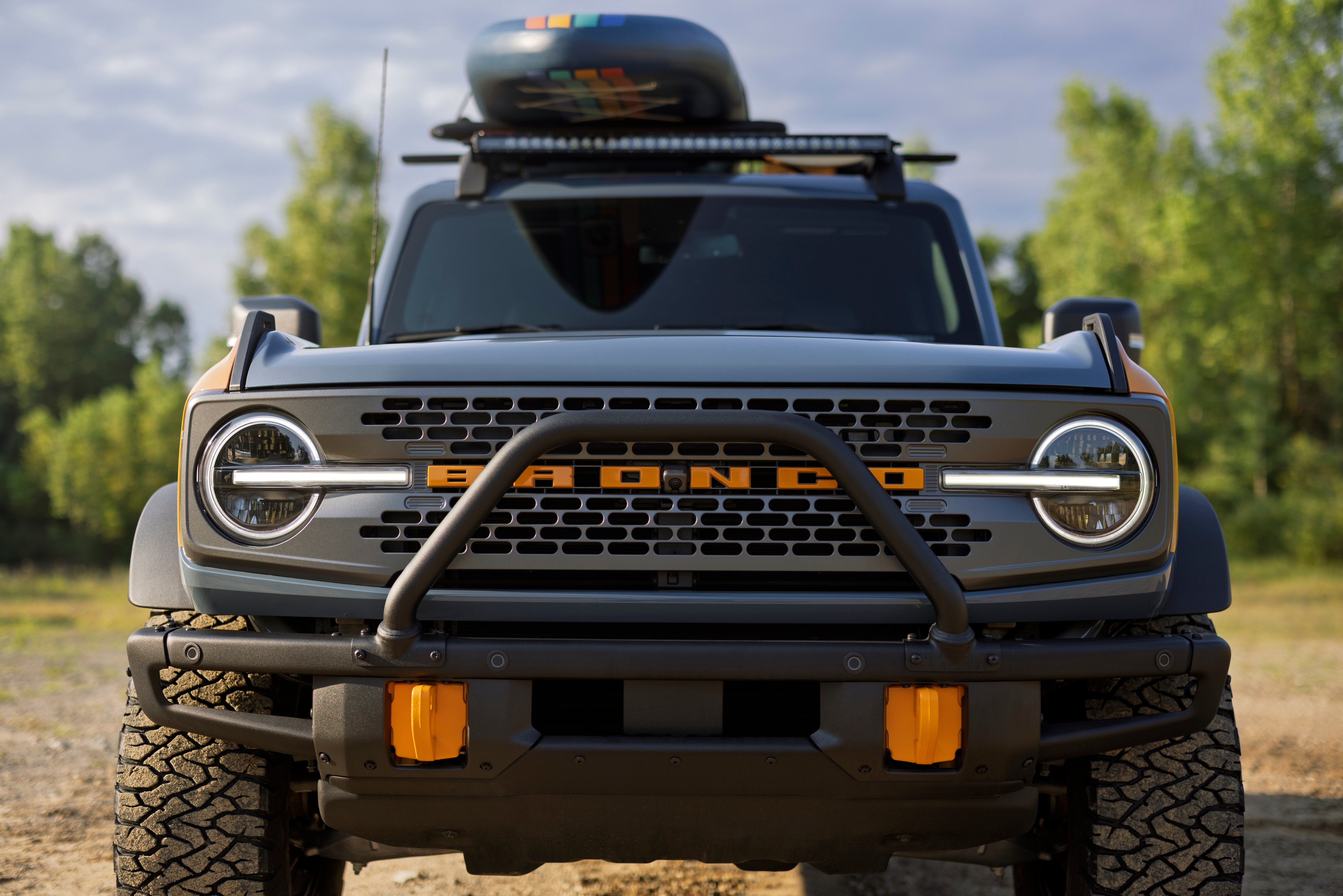 Bronco Silver Lake Dunes project vehicle.